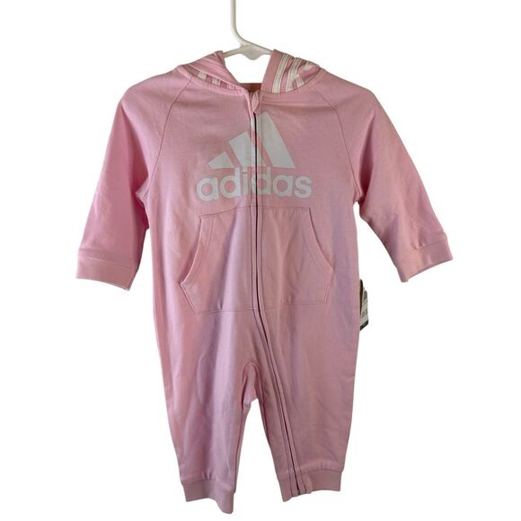 Adidas 6m pink one piece new - Picture 1 of 4
